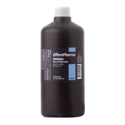 Agua oxigenada 10 volúmenes, 1 litro