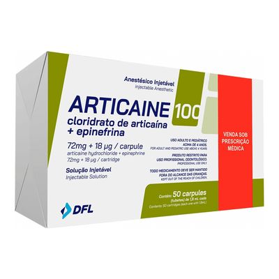 Anestesia Articaína 4%CARPULE UNIDAD, DFL.
