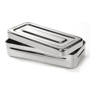 Caja de acero para esterilizar
