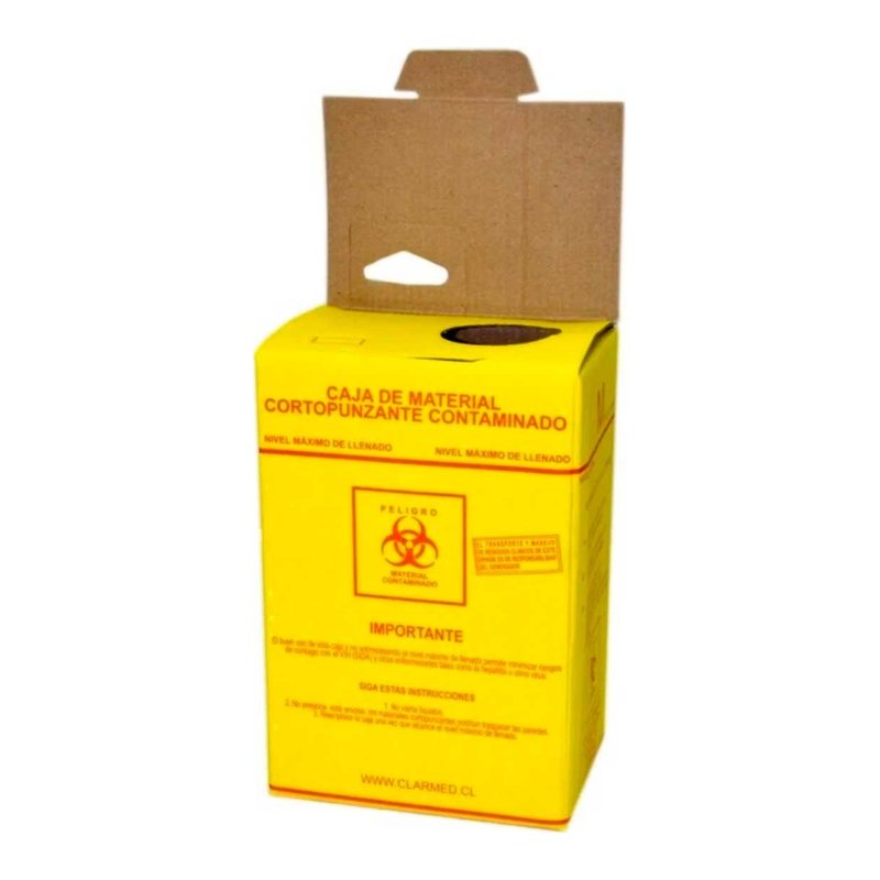 Caja para desechos cortopunzantes