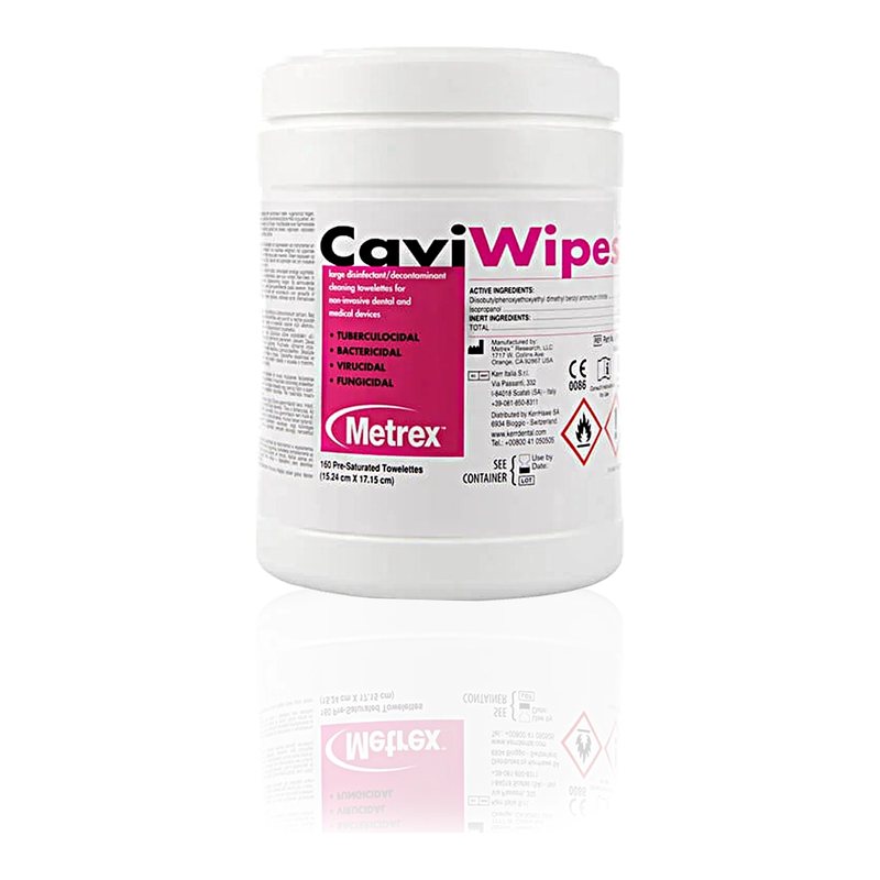 CaviWipes toallas desinfectantes tarro 160 u – Metrex/Kerr