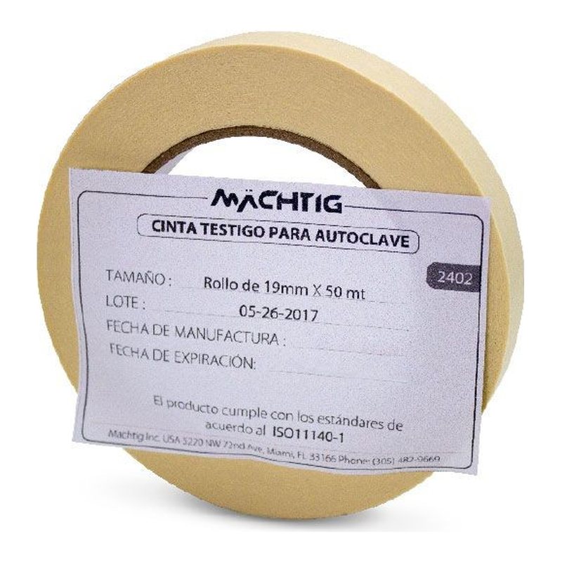 Cinta testigo para autoclave