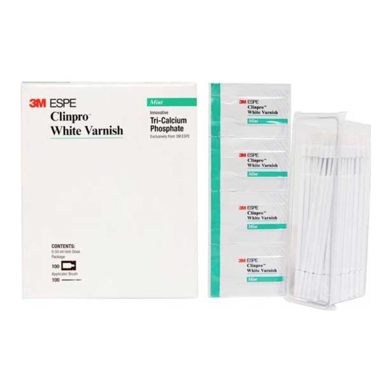 Clinpro White Varnish 3M, barniz de flúor 5% (100 dosis)