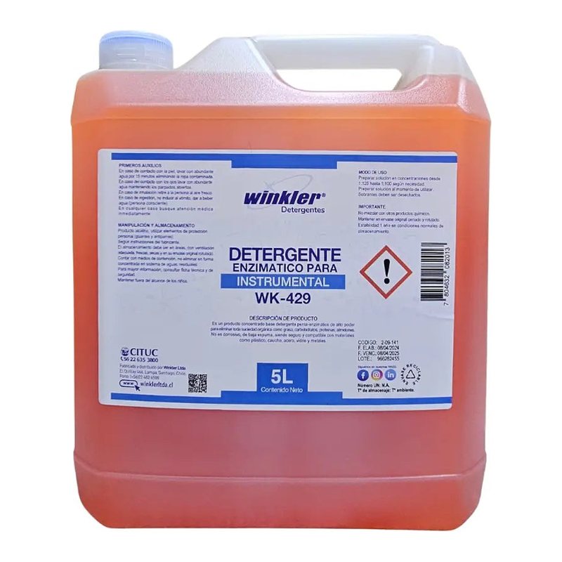 Detergente enzimático Winkler WK-429