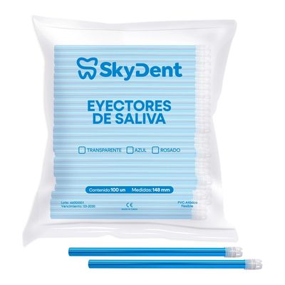 Eyectores de saliva desechables, bolsa 100