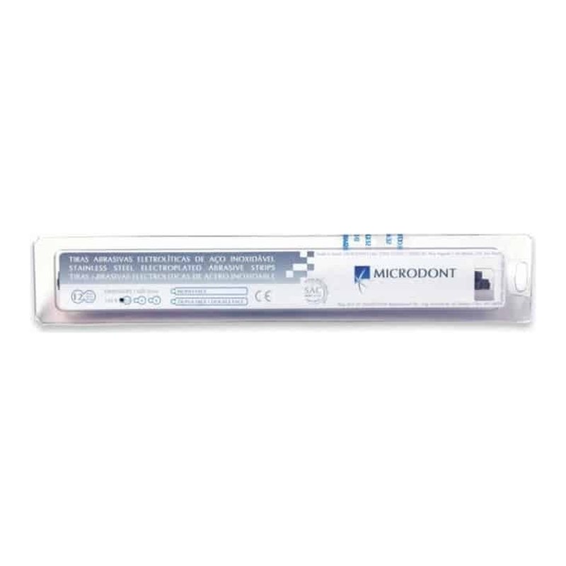 Huincha de lija de acero una cara Microdont, 12 tiras