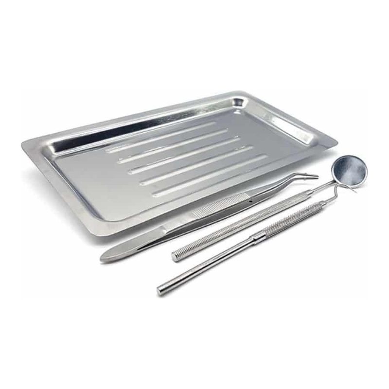 Kit de examen (espejo, sonda y pinza)