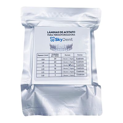 Láminas de acetato para termoformado Skydent