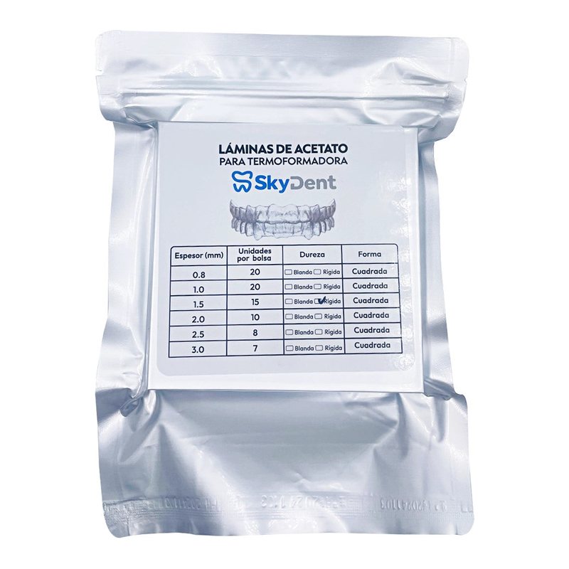 Láminas de acetato para termoformado Skydent