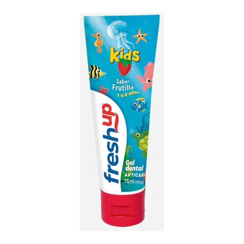 Pasta dental infantil Fresh Up Kids 1.100 ppm, 75 ml