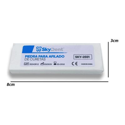 Piedra de arkansa para afilado de curetas Skydent