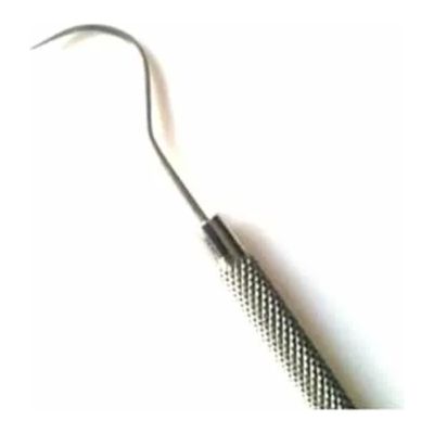 Sonda de caries curva acero inoxidable