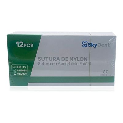 Sutura de nylon monofilamento Skydent