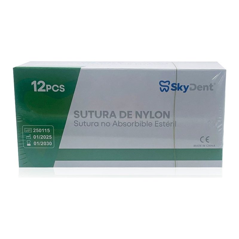 Sutura de nylon monofilamento Skydent